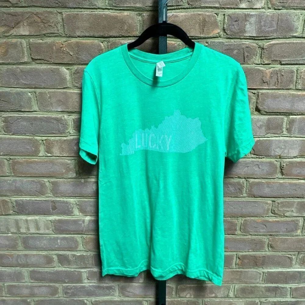Lucky State of Ky Green TShirt Sz Medium NEW